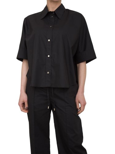 Жіноча сорочка з коротким рукавом LIU JO Camicia NERO