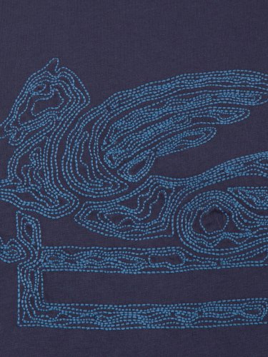 Чоловіча футболка ETRO T-SHIRT ROMA BLU