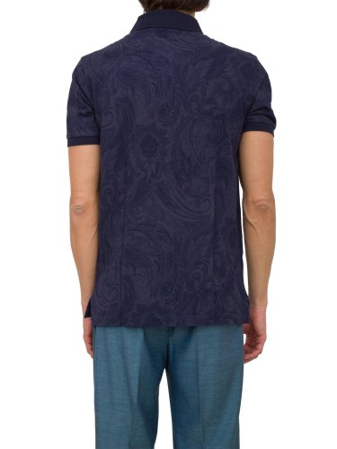 Мужское поло ETRO POLO ROMA BLU
