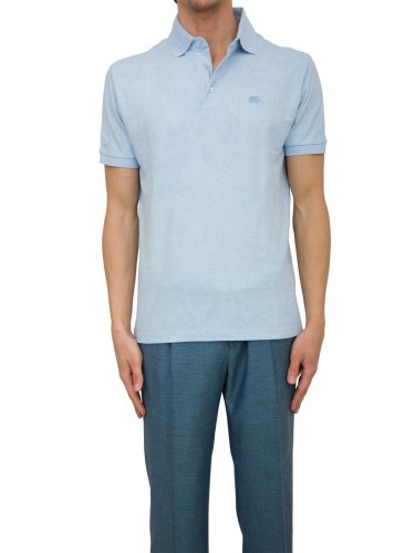 Мужское поло ETRO POLO ROMA CELESTE