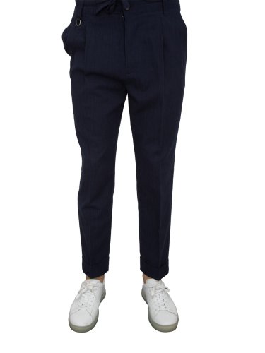 Мужские повседневные брюки PAOLO PECORA Pantalone Tessuto BLU
