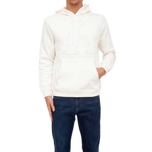 Мужская толстовка EMPORIO ARMANI SWEATSHIRT PANNA