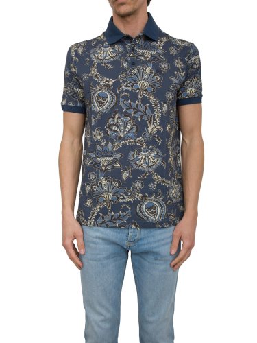 Мужское поло ETRO POLO ROMA BLU