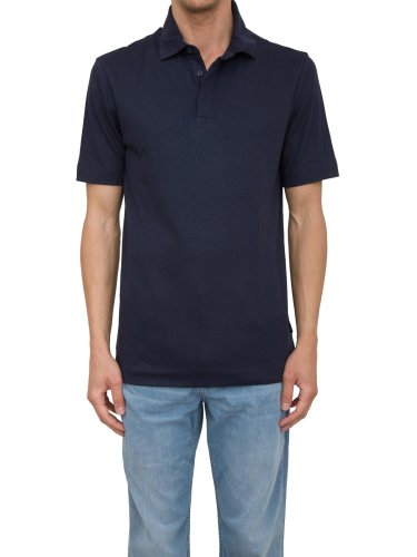 Мужское поло BOSS Polo BLU