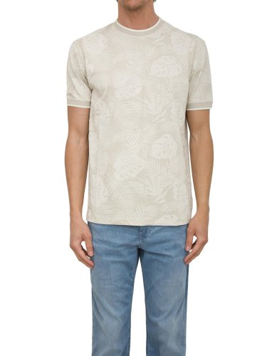 Чоловіча футболка LIU JO T-SHIRT ST P M/C AVORIO