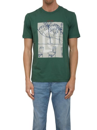 Мужская футболка LIU JO T-SHIRT ST P M/C VERDE