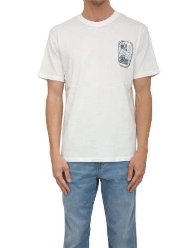 Мужская футболка LIU JO  T-SHIRT BASICA M/C AVORIO