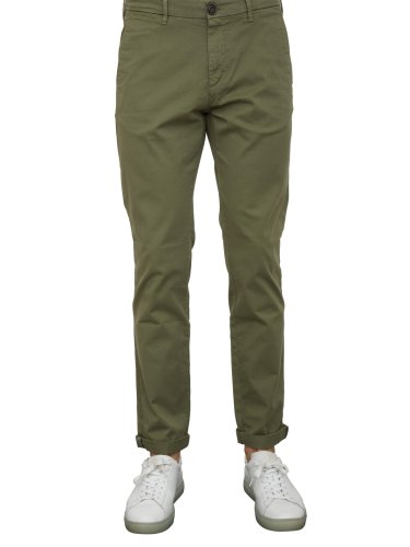 Мужские повседневные брюки  AIACE GALASSI  CHINO REGULAR GABARDINA VERDE