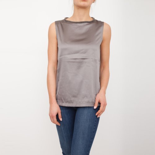 Женский топик FABIANA FILIPPI TOP GRIGIO