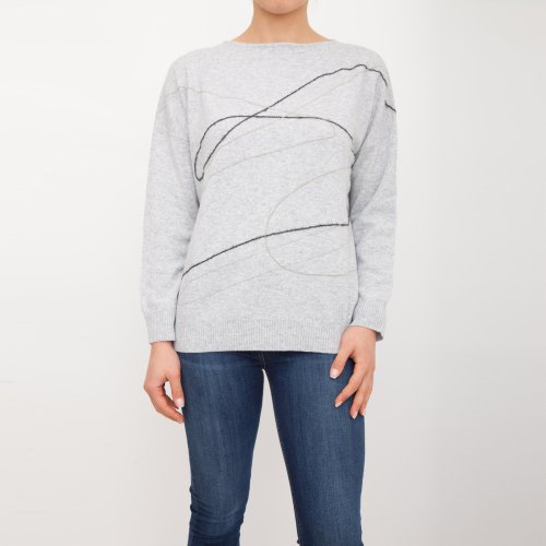 Жіночий светр FABIANA FILIPPI MAGLIA GRIGIO