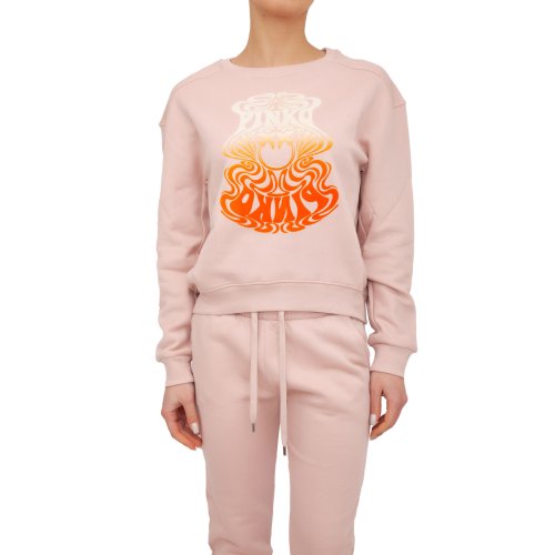 Жіноча толстовка PINKO Maglia tagliata ROSA