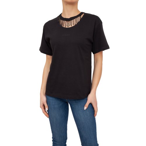 Женская футболка PINKO Jersey NERO