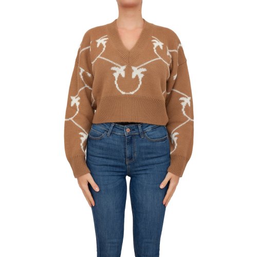 Жіночий светр  PINKO Maglia tricot CAMMELLO