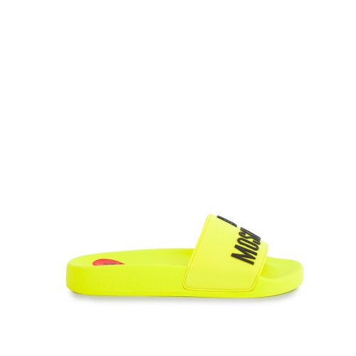 Женские шлепанцы LOVE MOSCHINO  SABOTD.POOL25 GIALLO