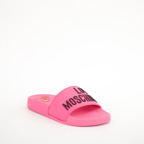 Женские шлепанцы LOVE MOSCHINO  SABOTD.POOL25 FUXIA