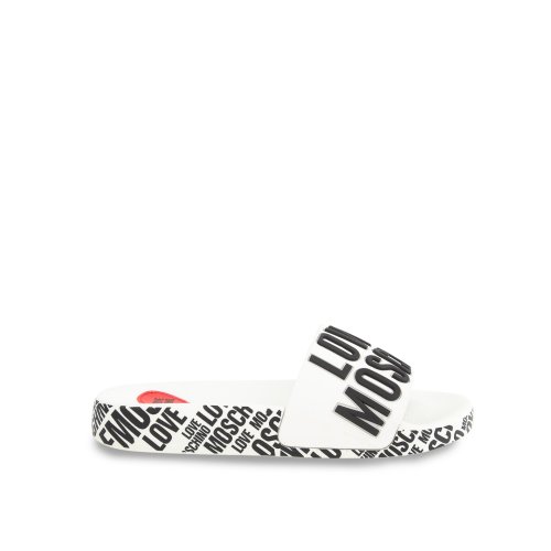 Женские шлепанцы LOVE MOSCHINO SABOTD.POOL25 BIANCO