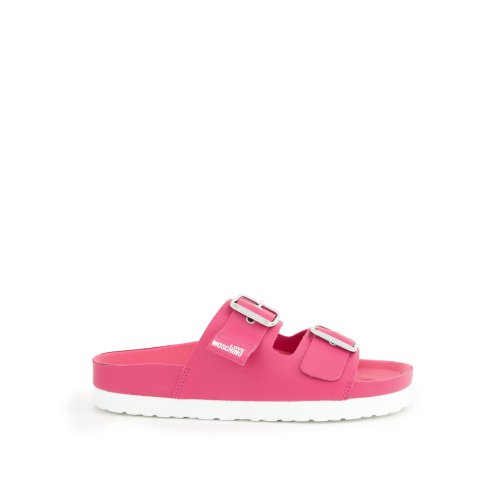 Жіночі шльопанці LOVE MOSCHINO SABOTD.BIRKI40 FUXIA