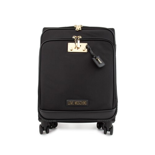 Женский дорожный чемодан LOVE MOSCHINO TROLLEY NERO