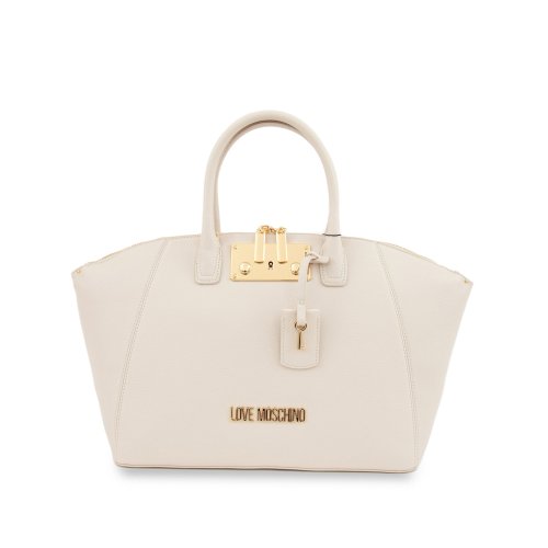 Женская сумка с ручками LOVE MOSCHINO BORSA AVORIO