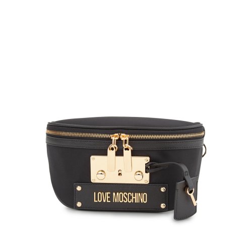 Женская сумка на пояс LOVE MOSCHINO MARSUPIO NERO