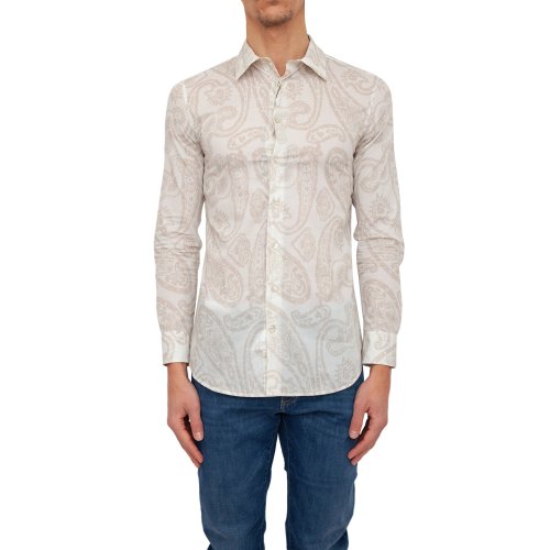 Чоловіча сорочка з довгим рукавом ETRO CAMICIA FUJI BEIGE
