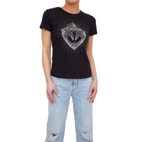 Жіноча футболка  PINKO Jersey NERO