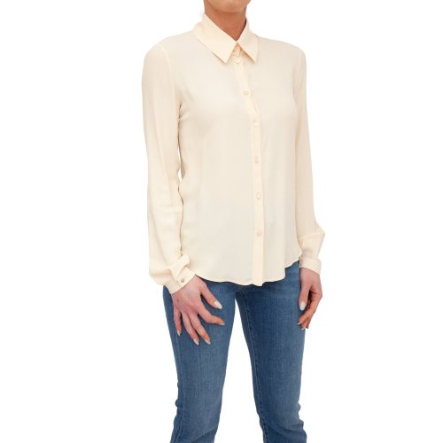 Жіноча сорочка з довгим рукавом PATRIZIA PEPE CAMICIA/BLOUSE BEIGE