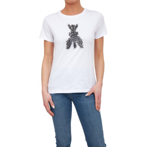 Жіноча футболка PATRIZIA PEPE MAGLIA/T-SHIRT BIANCO