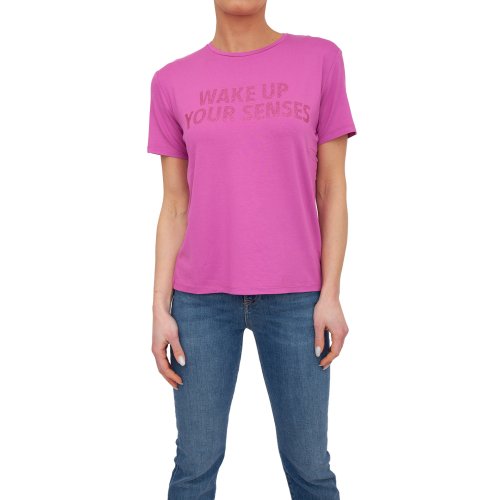 Жіноча футболка PATRIZIA PEPE  MAGLIA/T-SHIRT VIOLA