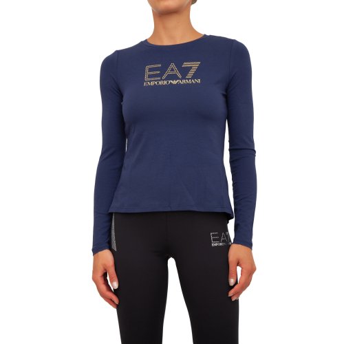 Женская футболка EA7 EMPORIO ARMANI T-SHIRT BLU