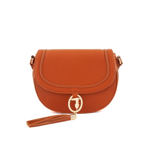 Жіноча сумка з ручками TRUSSARDI ELLIE SHOULDER MD MARRONE