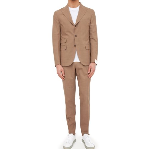 Мужской классический костюм ELEVENTY ABITO MONO PETTO PANT 2 PENCES CAMMELLO