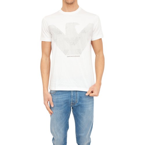 Мужская футболка EMPORIO ARMANI T-SHIRT BIANCO