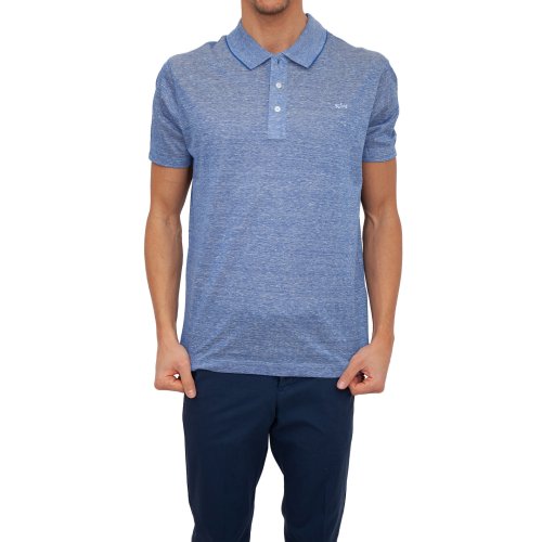 Чоловіче поло PAUL&SHARK POLO IN LINO BLU