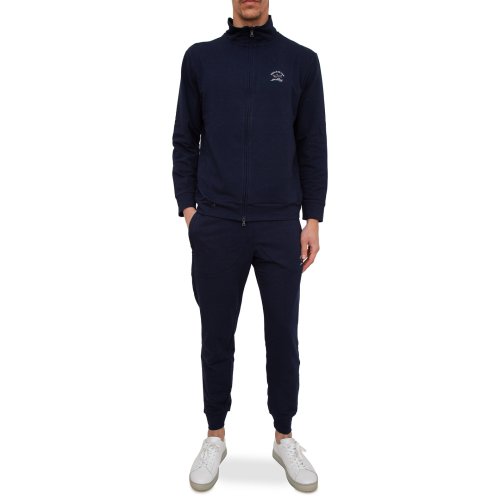 Чоловічий спортивний костюм PAUL&SHARK COMPLETO DA JOGGING BLU