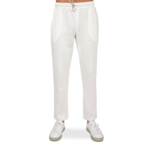 Мужские спортивные штаны ELEVENTY SWEATSHIRT PANTS BIANCO