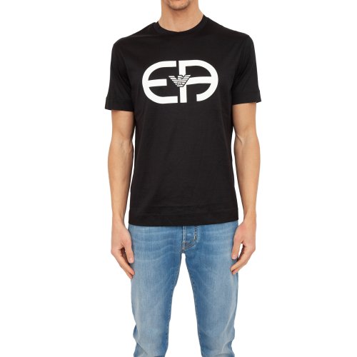 Мужская футболка EMPORIO ARMANI T-SHIRT NERO
