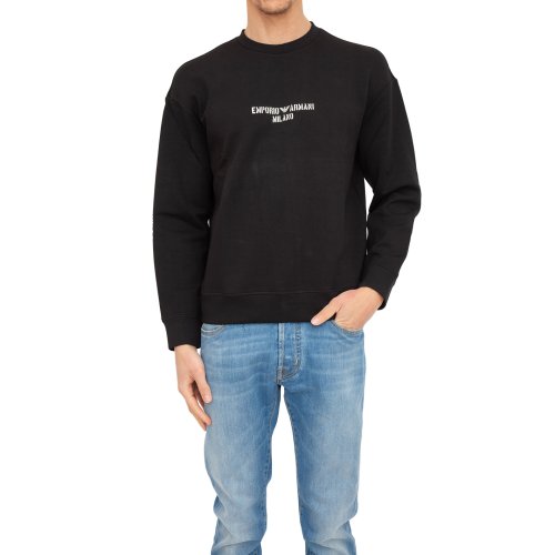 Мужская толстовка EMPORIO ARMANI SWEATSHIRT NERO