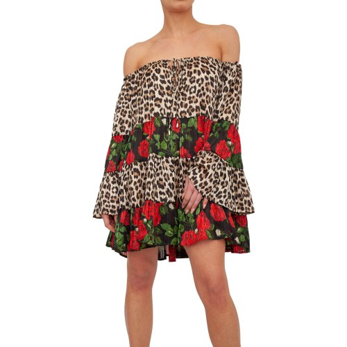 Женское платье TWIN-SET ABITO ANIMALIER