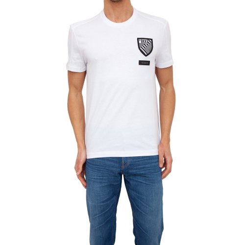 Мужская футболка BIKKEMBERGS MAGLIETTA BIANCO