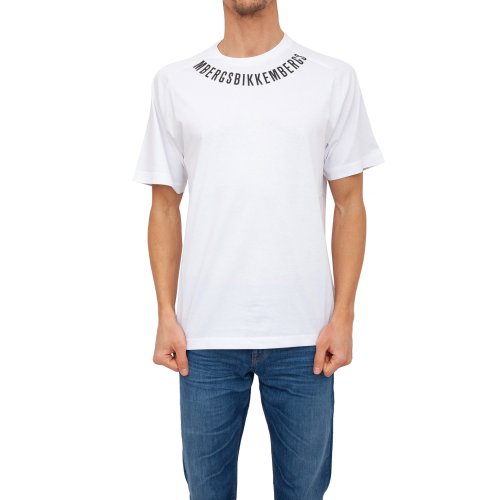 Мужская футболка BIKKEMBERGS  MAGLIETTA BIANCO