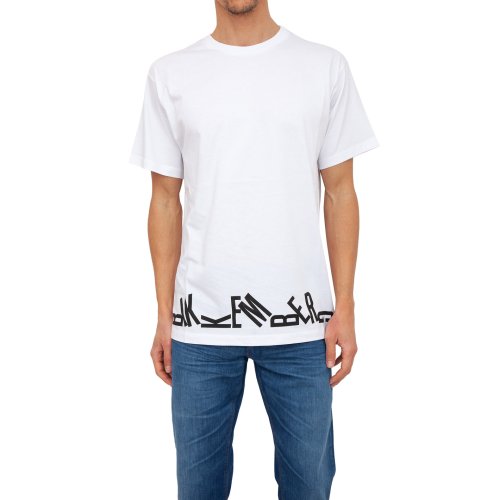 Мужская футболка BIKKEMBERGS MAGLIETTA BIANCO