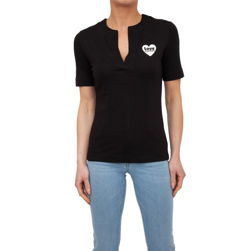 Женская футболка LOVE MOSCHINO  MAGLIETTA NERO