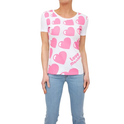 Женская футболка LOVE MOSCHINO MAGLIETTA BIANCO
