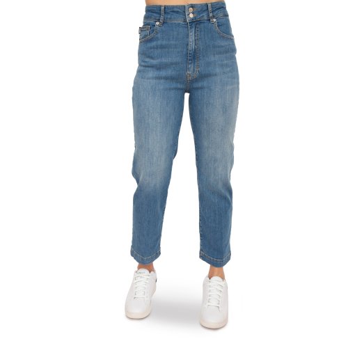 Жіночі джинси LOVE MOSCHINO PANT.5 TASCHE DENIM BLU DENIM