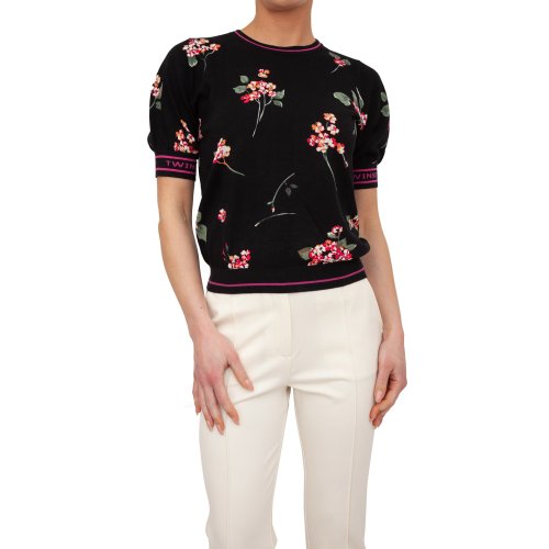Жіночий светр TWIN-SET MAGLIA NERO