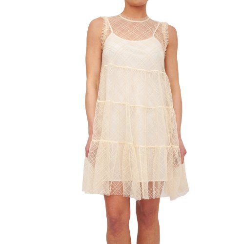 Женское платье TWIN-SET ABITO BEIGE