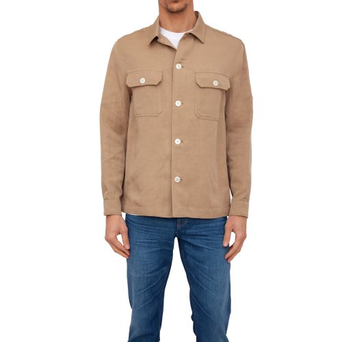 Мужская рубашка с длинным рукавом HUGO BOSS Jackets BEIGE