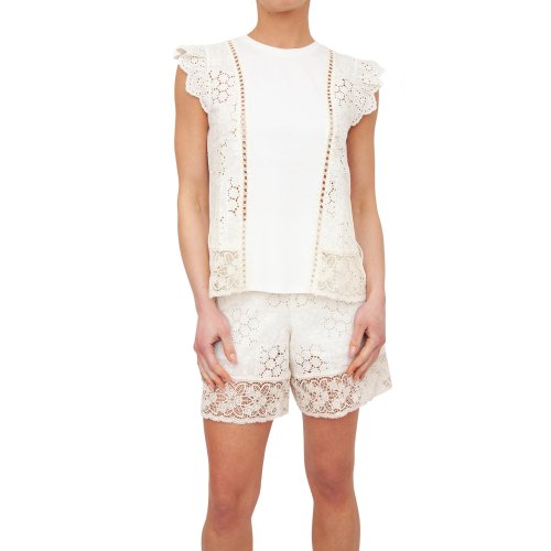 Женская блузка TWIN-SET BLUSA BIANCO