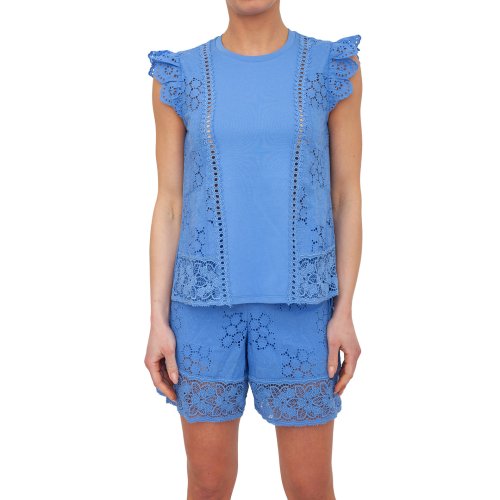 Жіноча блузка TWIN-SET BLUSA BLU
